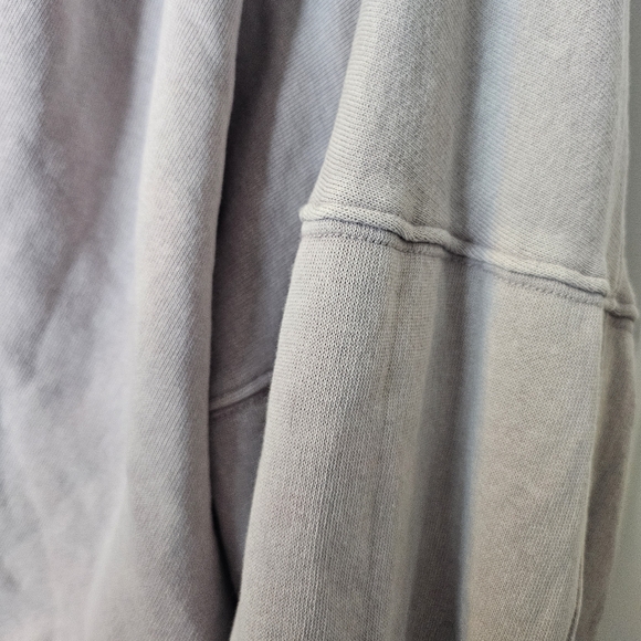 Wild Fable Women's Light Gray Half-Zip Hoodie - Picture 6 of 8